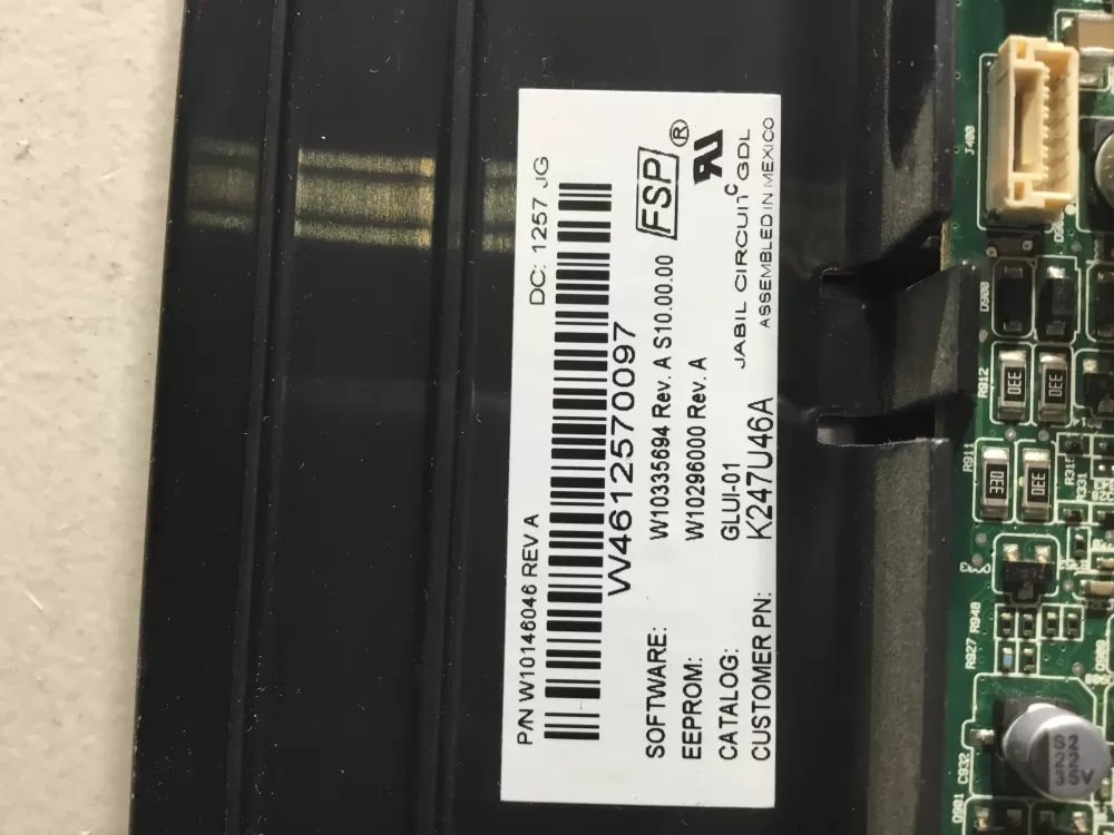 Jenn-Air W10464535 Range Oven Control Board Touch Panel Assy AZ45275 | NR1768