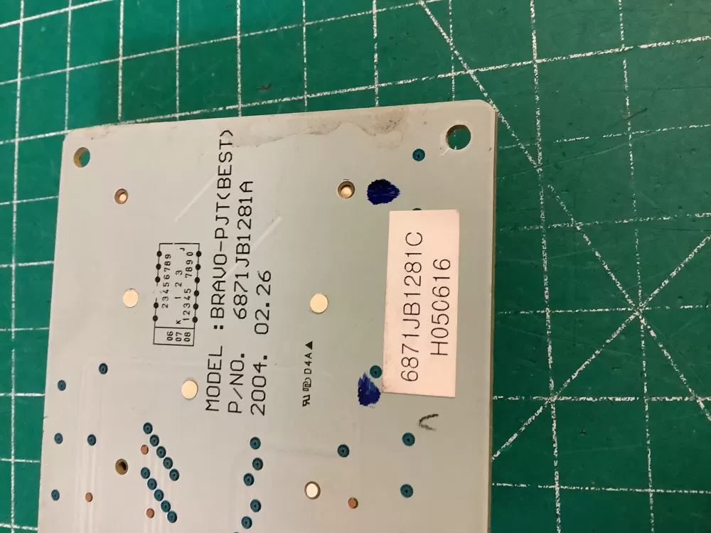 LG 6871JB1281C Refrigerator Control Board Dispenser AZ232067 | NR457