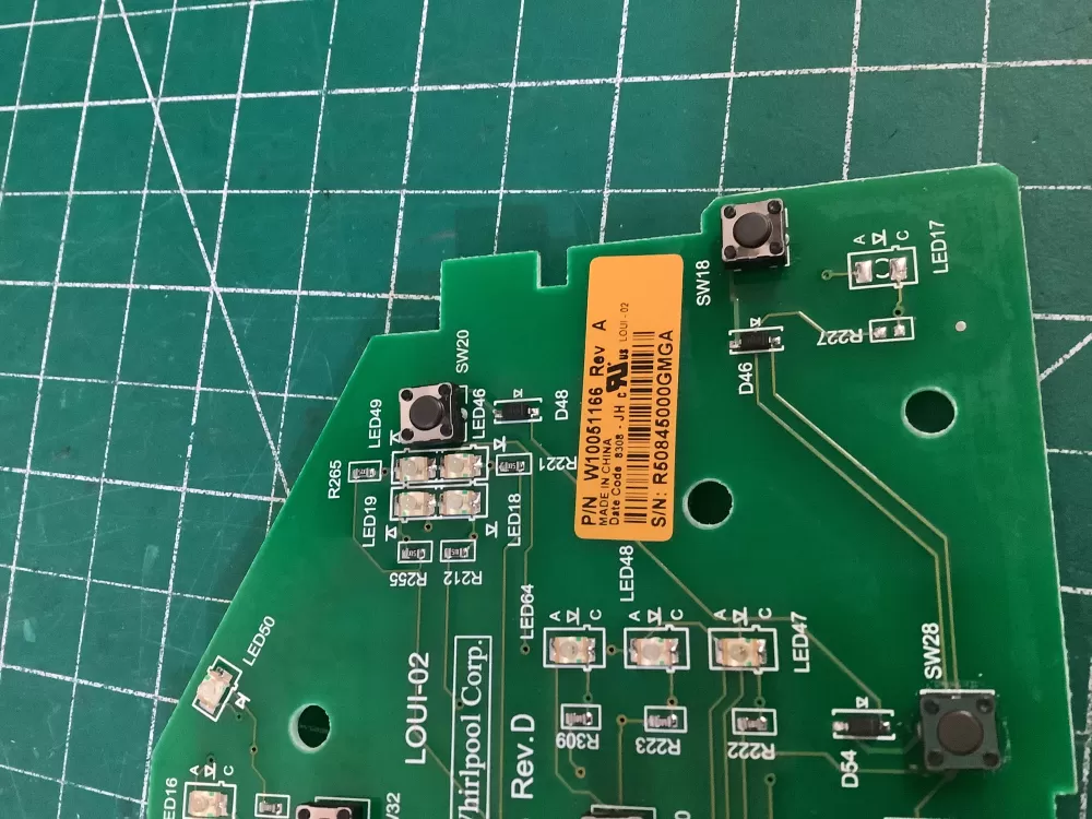Whirlpool W10051166 Dryer Control Board AZ185191 | NR2719