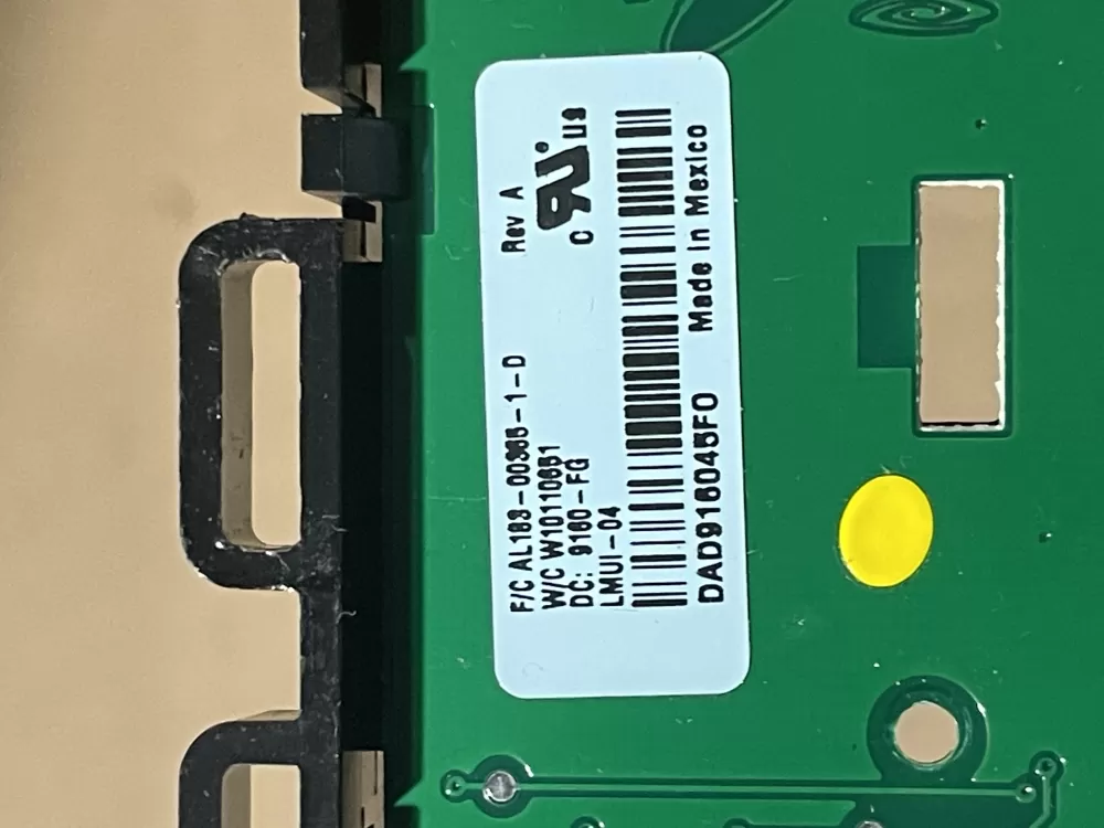 Whirlpool W10339964 AP4568405 1877877 Dryer Control Board AZ94345 | Wmv611