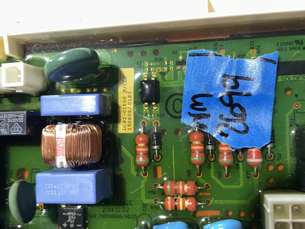 Samsung AP5916783 DC92-01606D PS9605952 Main Control Board AZ183083 | Wm2699