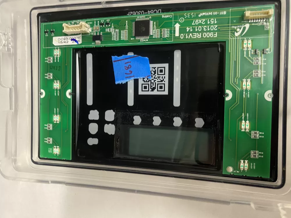 Samsung DC92-01607J DC94-06643A Dryer UI Control Board AZ210522 | BK1681