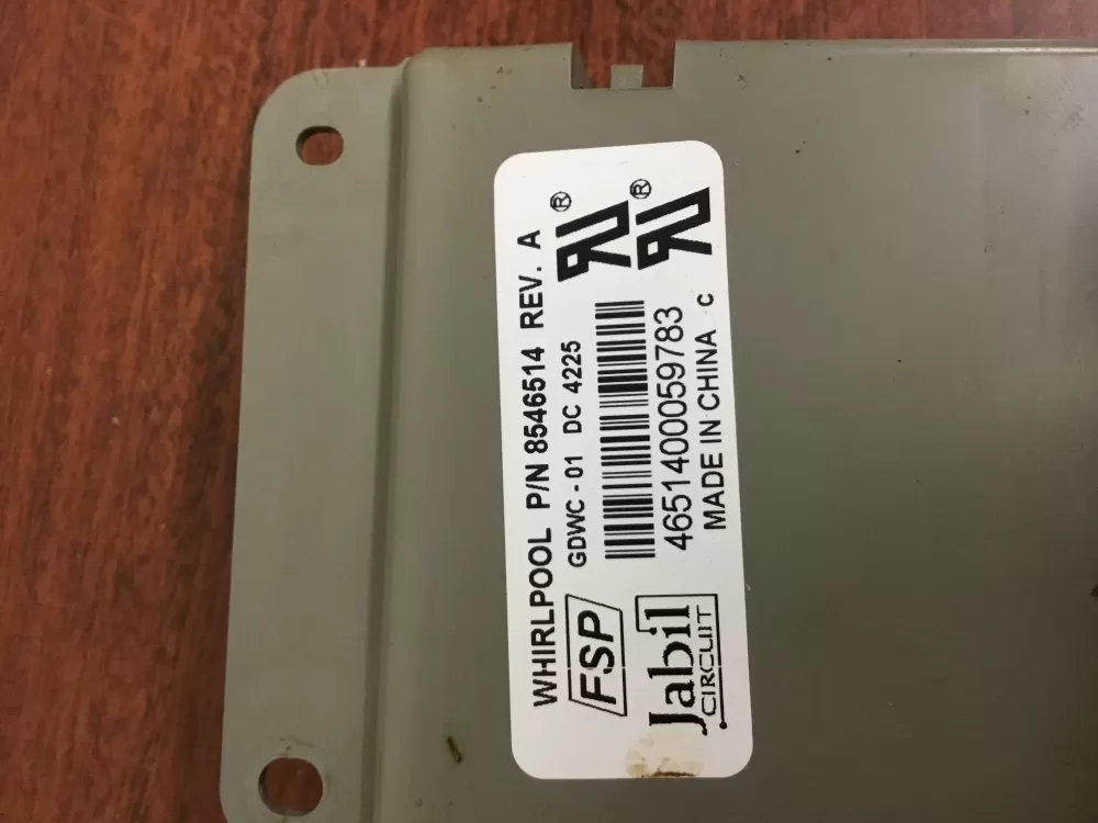 Whirlpool Kenmore 8546514 Dishwasher Control Board W10039780 AZ34385 | NR1699