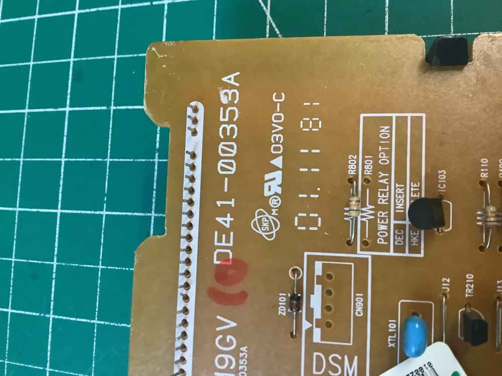 Samsung DE41 00353A Oven Range Control Board AZ219489 | NR83