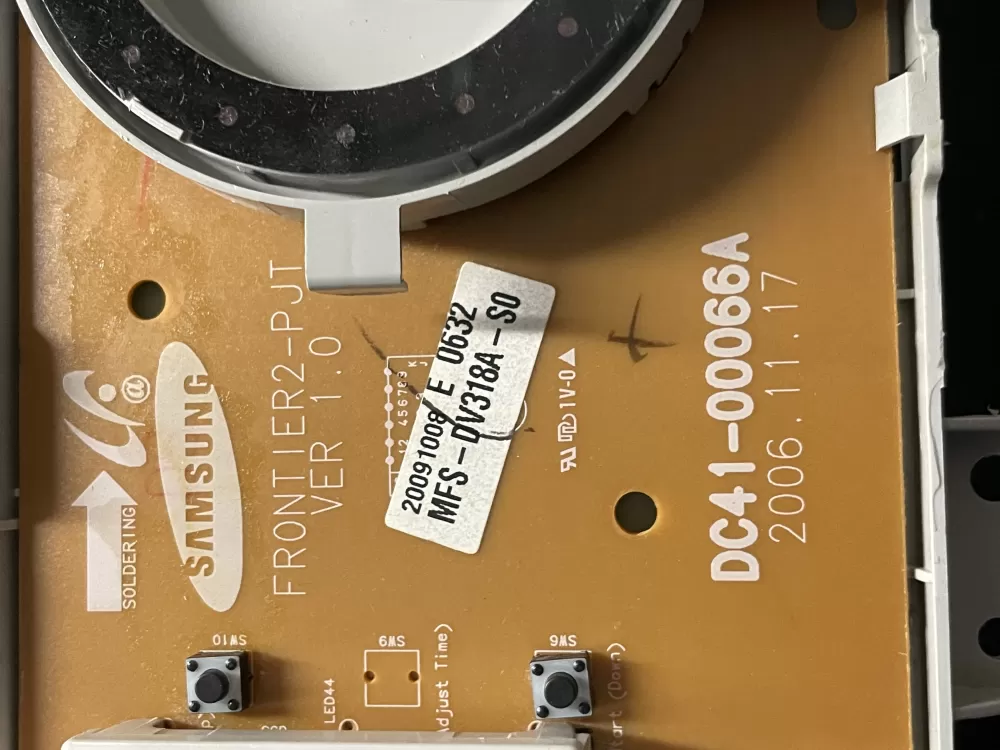 Samsung DC41-00066A Washer Control Board AZ9786 | WMV139