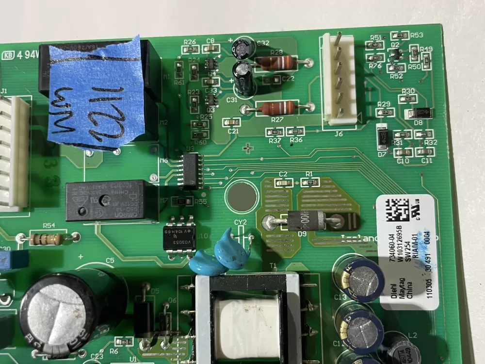 Whirlpool Maytag W10312695B Refrigerator Control Board AZ141536 | Wm2211