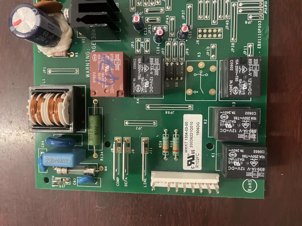GE 200D6221G010 WR55X10552 Refrigerator Control Board AZ37038 | KM91