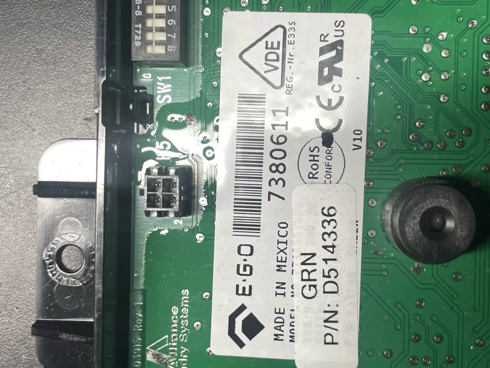 Speed Queen Dryer Main Control Board Assembly 7718003800 D514336 AZ36494 | Wm381