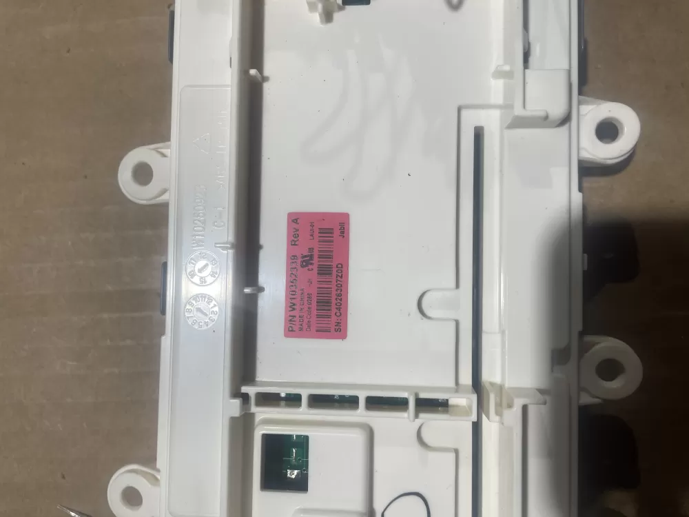 Whirlpool W10604637 Washer Control Board User Interface AZ78619 | KMV341