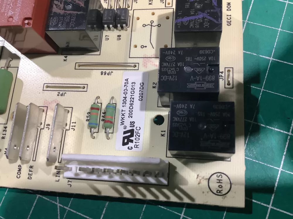 GE 200D6221G028 EBX1110P002 Refrigerator Control Board AZ146062 | NR2443
