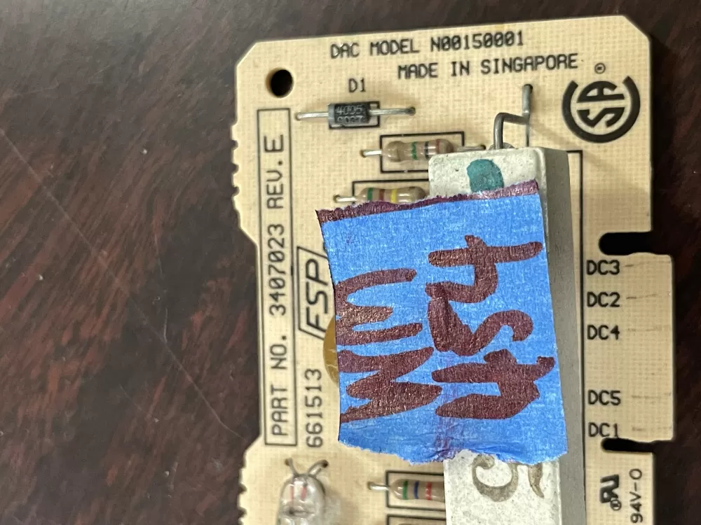 KitchenAid Kenmore 3407023 661513 Dryer Control Board AZ37470 | Wm454