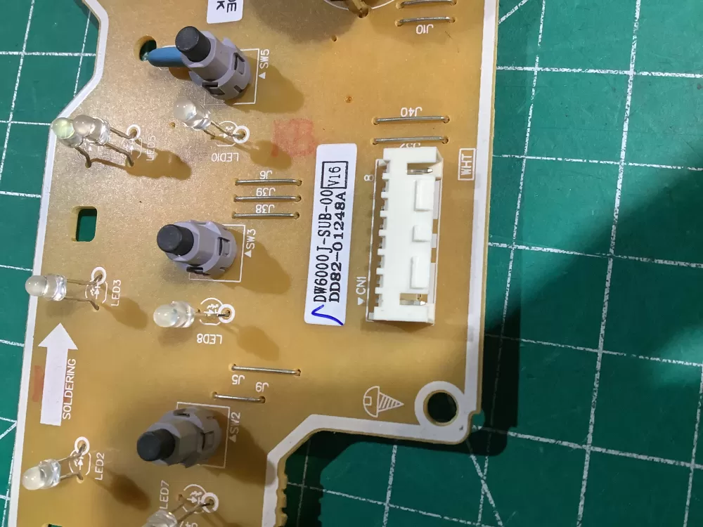 Samsung DD82 01248A Dishwasher Control Board AZ153519 | NR153