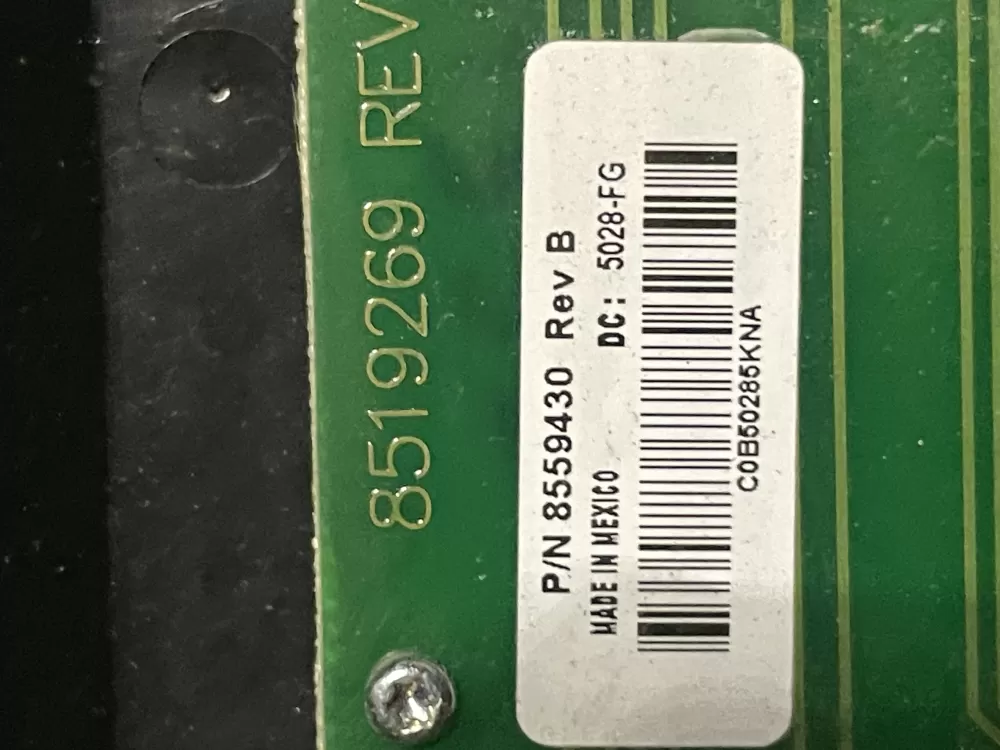 Kenmore Whirlpool 8558760 8559430 Dryer Control Board AZ28828 | WMV262