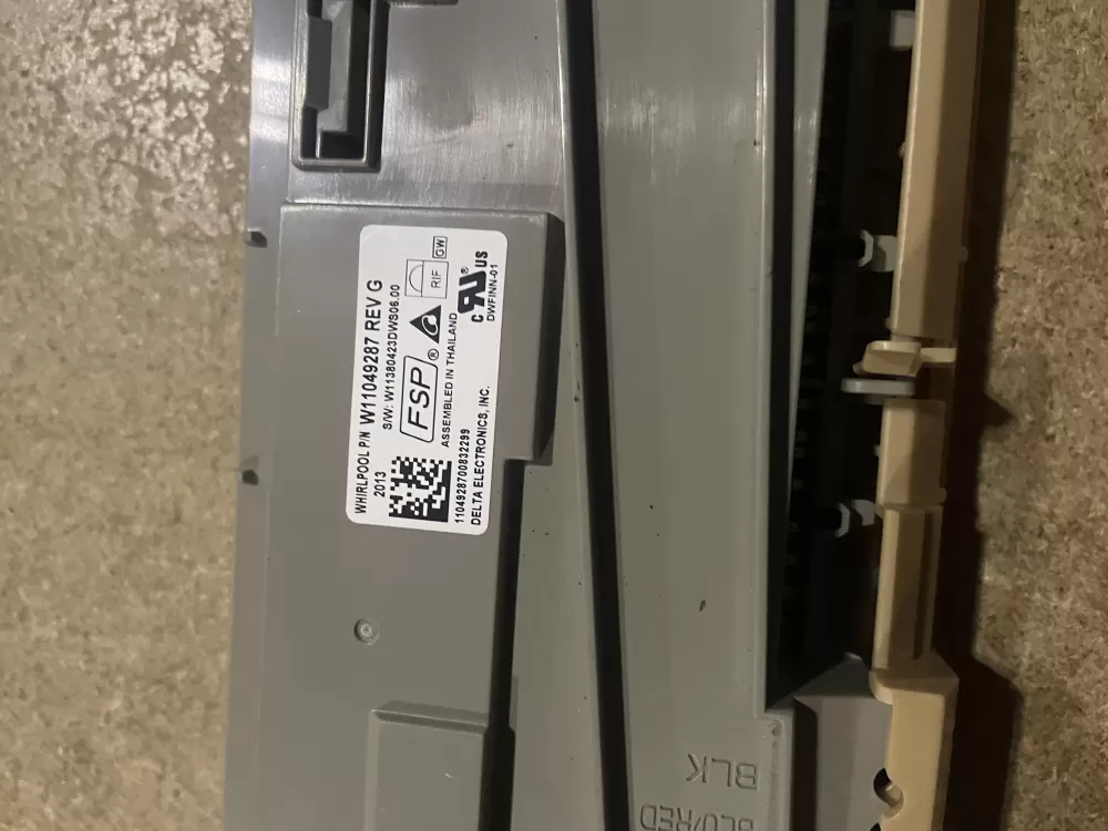 KitchenAid  Whirlpool  Maytag W11049287 Dishwasher Control Board
