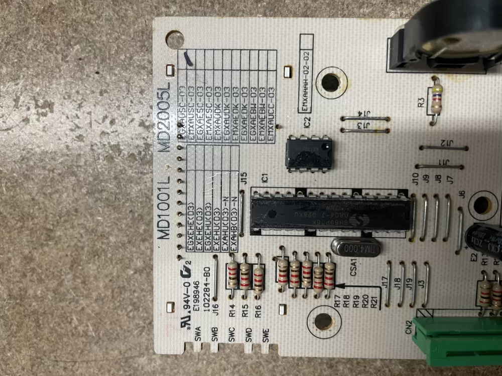 GE WB27X21308 Microwave Logic Control Board PCB ASM AZ7618 | KM1518
