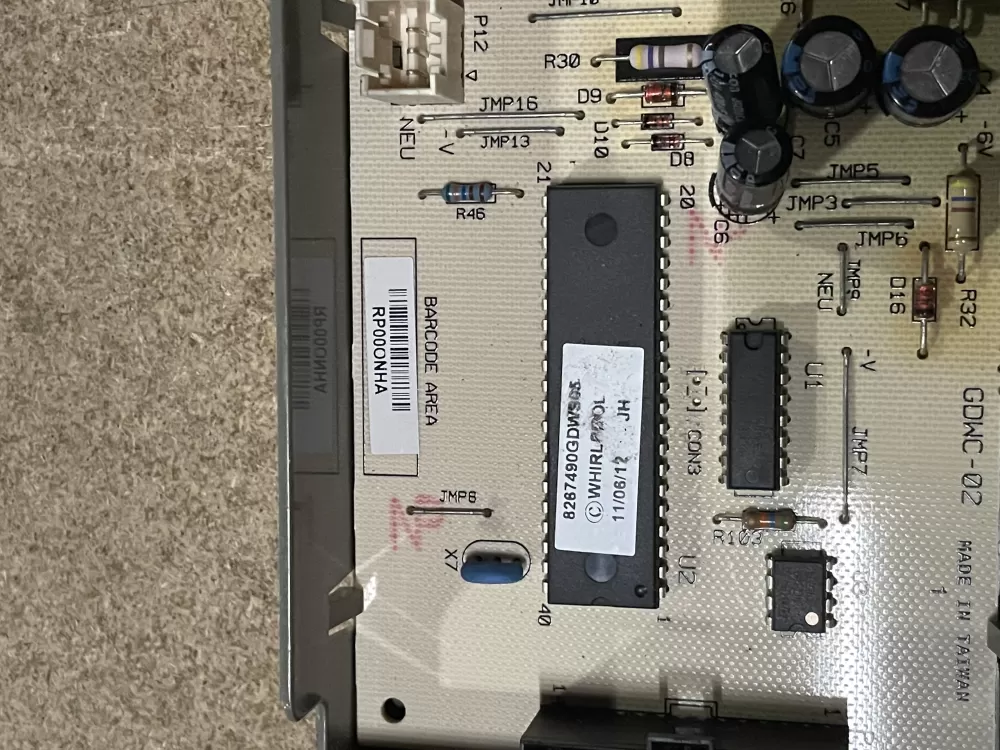 Whirlpool KitchenAid Kenmore WP8564543 Dishwasher Control Board AZ26124 | KM80