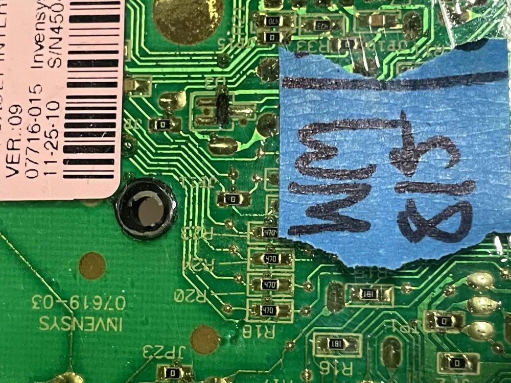 Whirlpool 926048438 Compact Washer UI Control Board AZ20071 | WM815