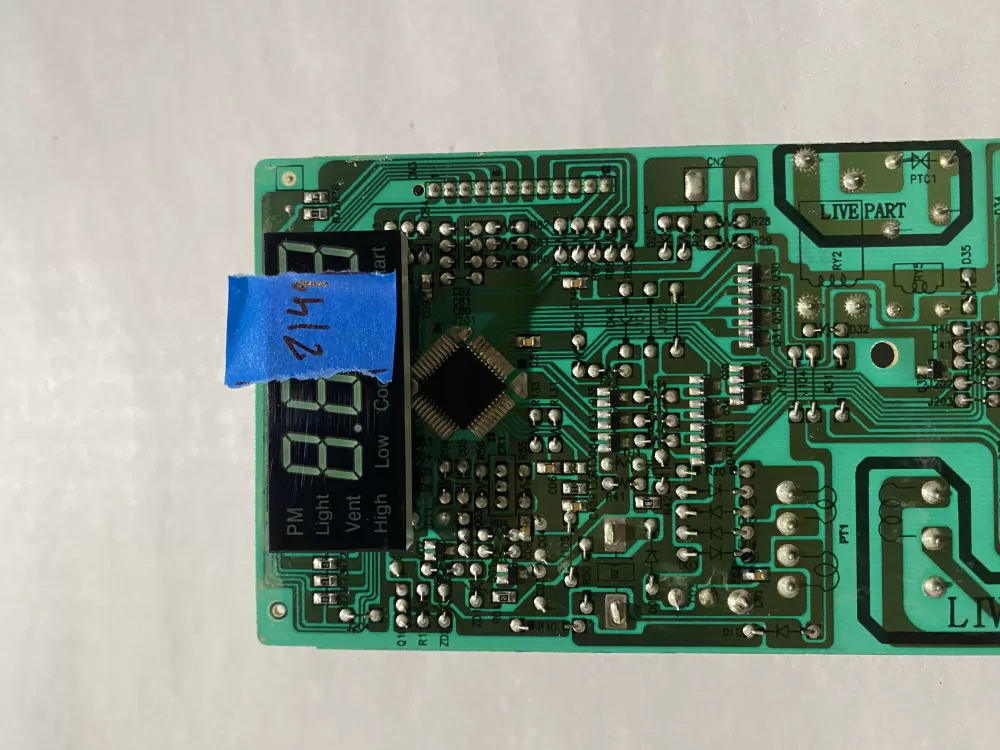 LG 6871W1A497A 6870W1A497A ACM49437018 Microwave Control Board AZ193284 | BK2149