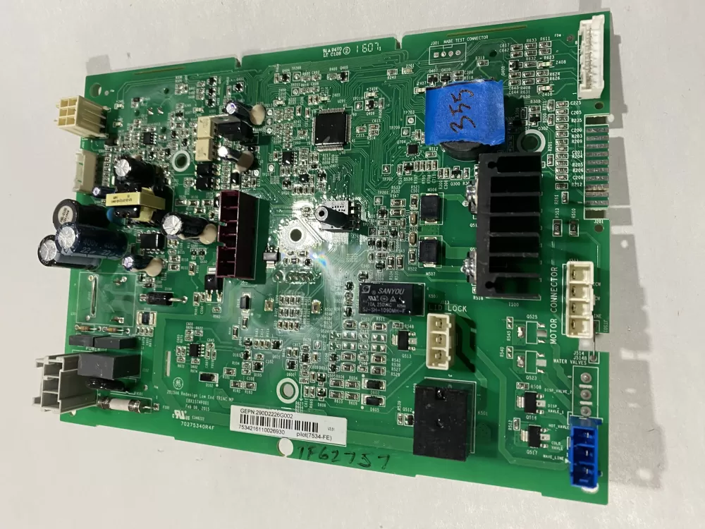 GE WH22X29556 WH18X25896 290D2226G002 Washer Control Board AZ184658 | BK355