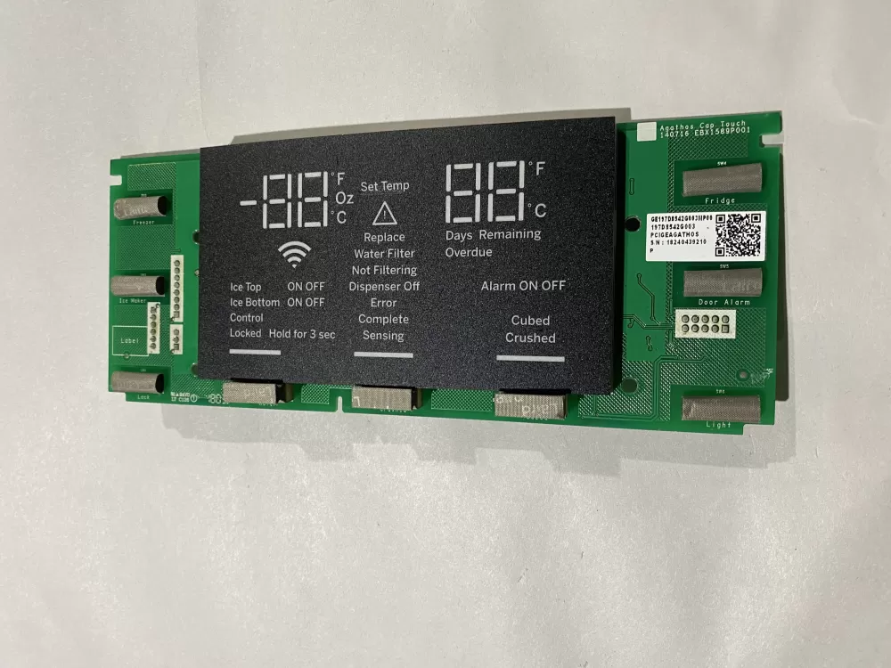 GE 197D8542G003 WR55X41025 Refrigerator Control Board AZ141596 | BK1202