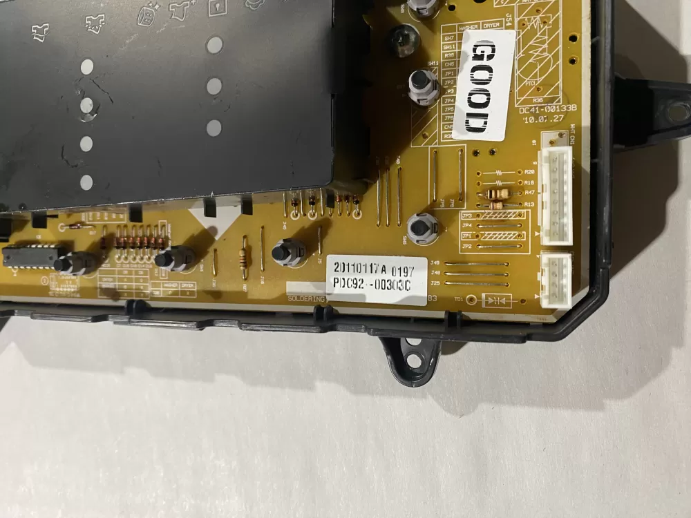 Samsung PDC92 00303C Washer Control Board User Interface AZ188737 | BKV869
