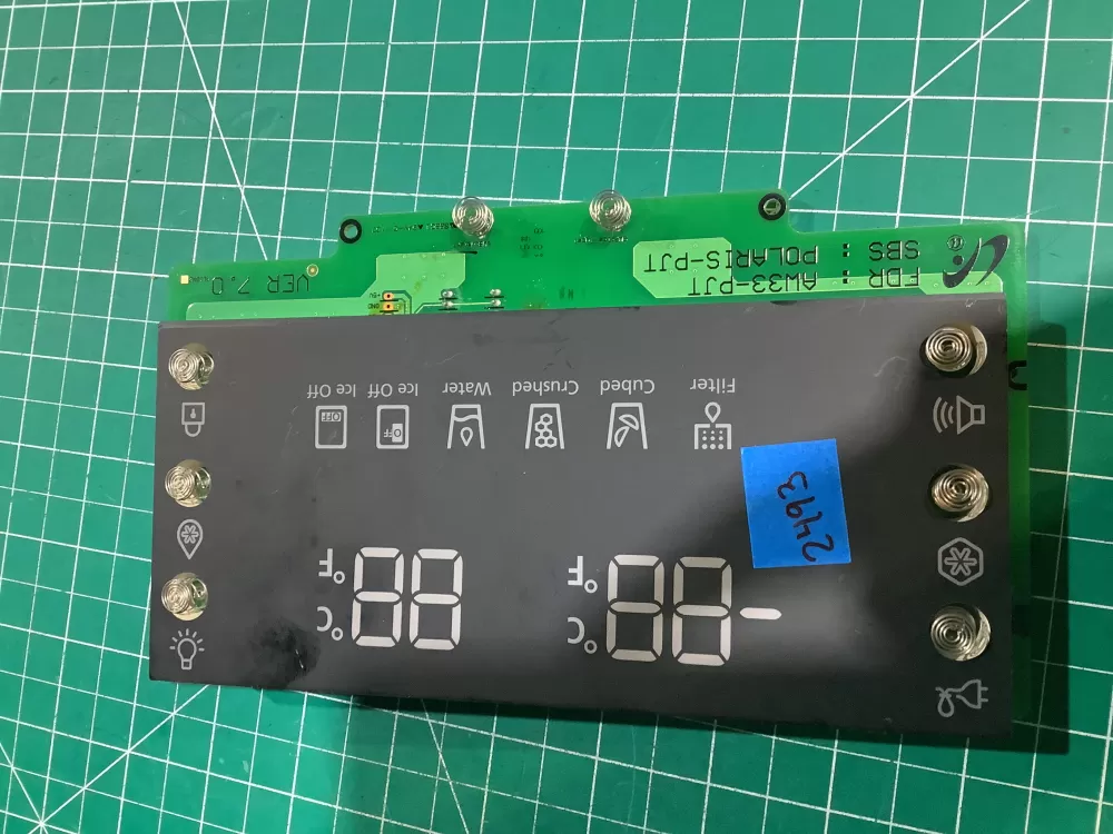 Samsung DA92-00153B Refrigerator Dispenser Control Board AZ149606 | NR2493