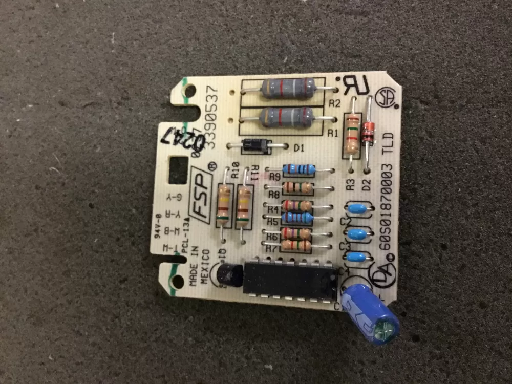 Whirlpool  KitchenAid  Kenmore  Maytag WPW10476828  AP6022061  8558178  3020655  3390537R  8558178R  PS11755390  60S01870003 Dryer Moisture Sensor Control Board