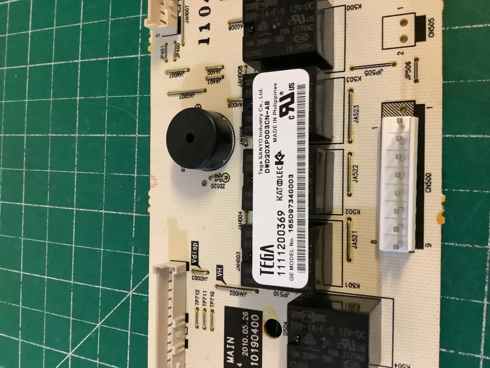 GE 165D9734G003 Dishwasher Control Board AZ199025 | NR2754