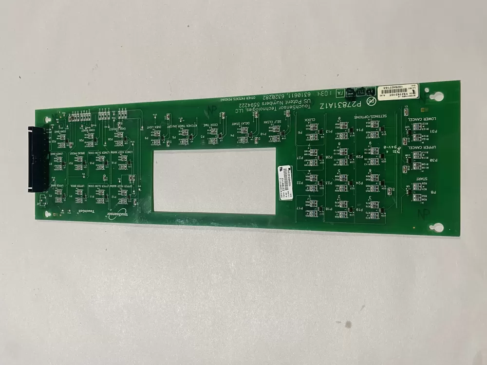 GE W10317069 W10295112 7340037872 WB27K10283 222D1060P003 5594222 Oven Touchpad Control Panel Board