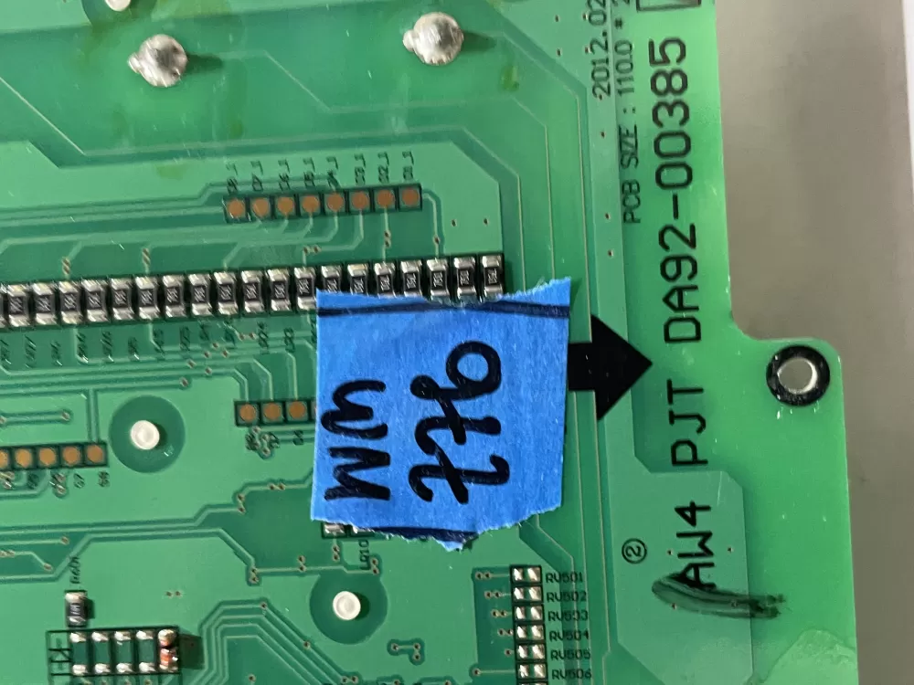 Samsung DA92-00385 DA92-00385A Refrigerator Control Board AZ191355 | Wm776