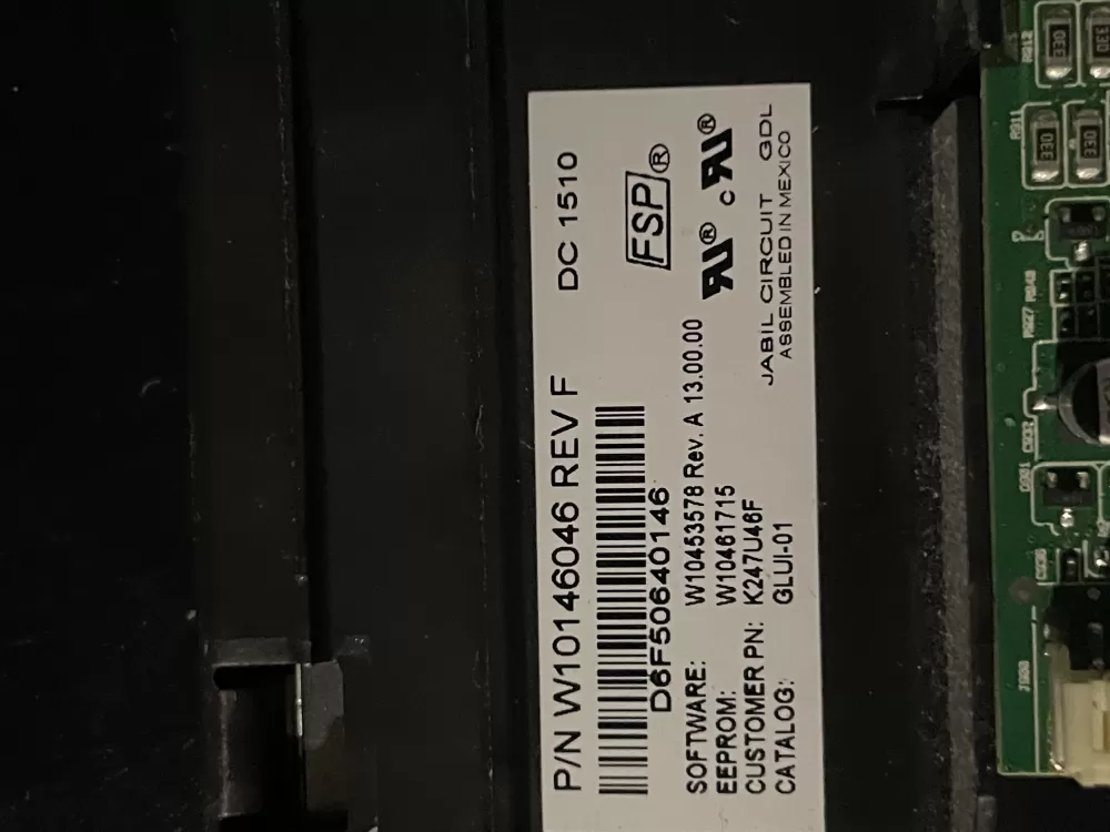 Jenn-Air W10464535 Range Oven Control Board Touch Panel Assy AZ38233 | Wm513