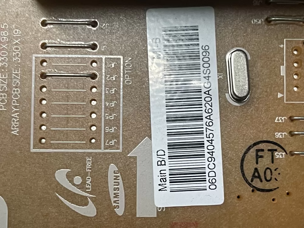 Samsung Dc92 01647a Dc41 00245a Dryer Control Board  AZ24282 | WMV289