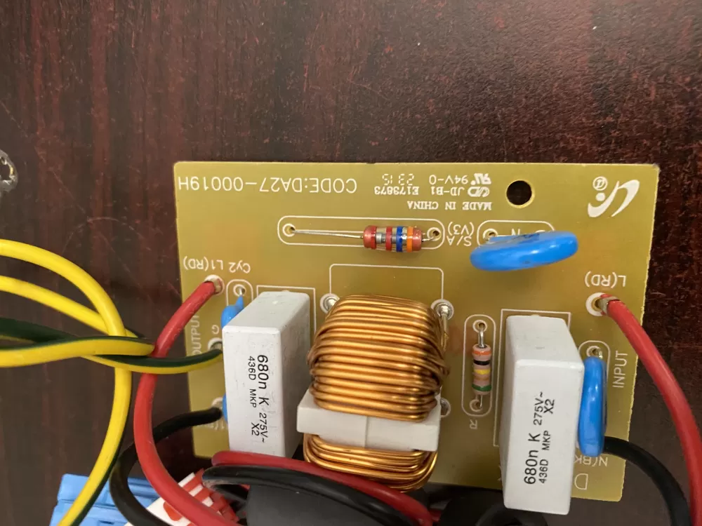 Kenmore DA27 00019H Refrigerator Control Board Noise Filter AZ37013 | BK386
