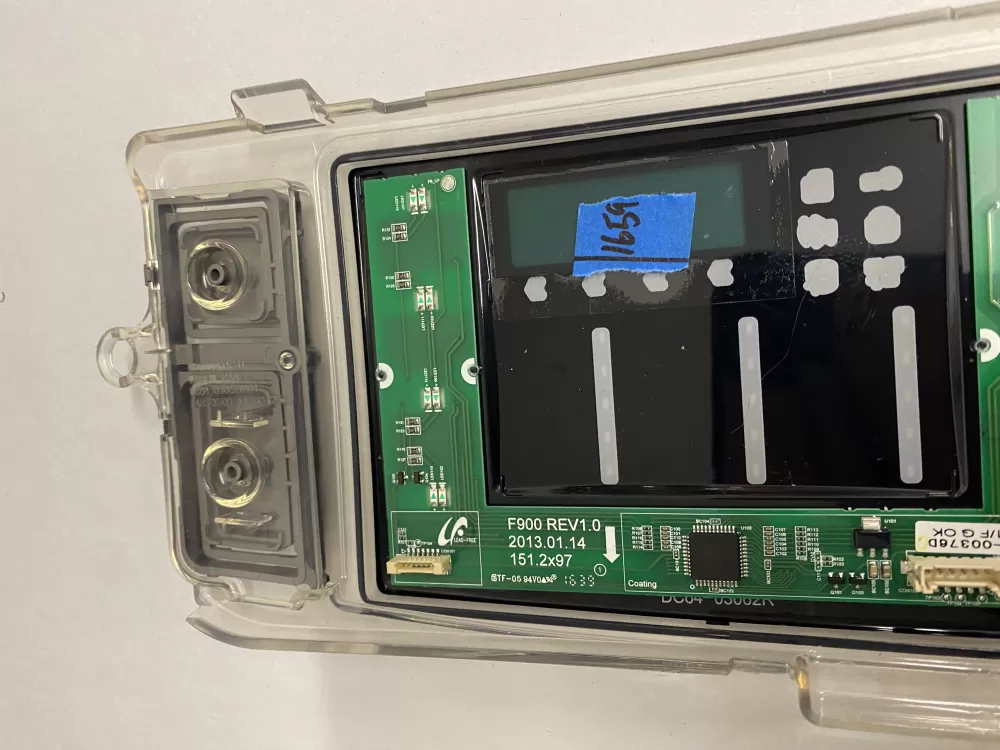 Samsung DC92-01607J DC94-06643A Dryer UI Control Board AZ221791 | BK1659