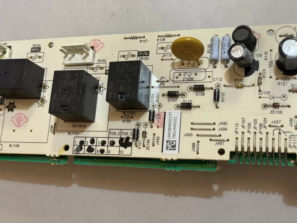 GE 164D8450G177 WB27X29136 Oven Range Control Board AZ192789 | KM2299