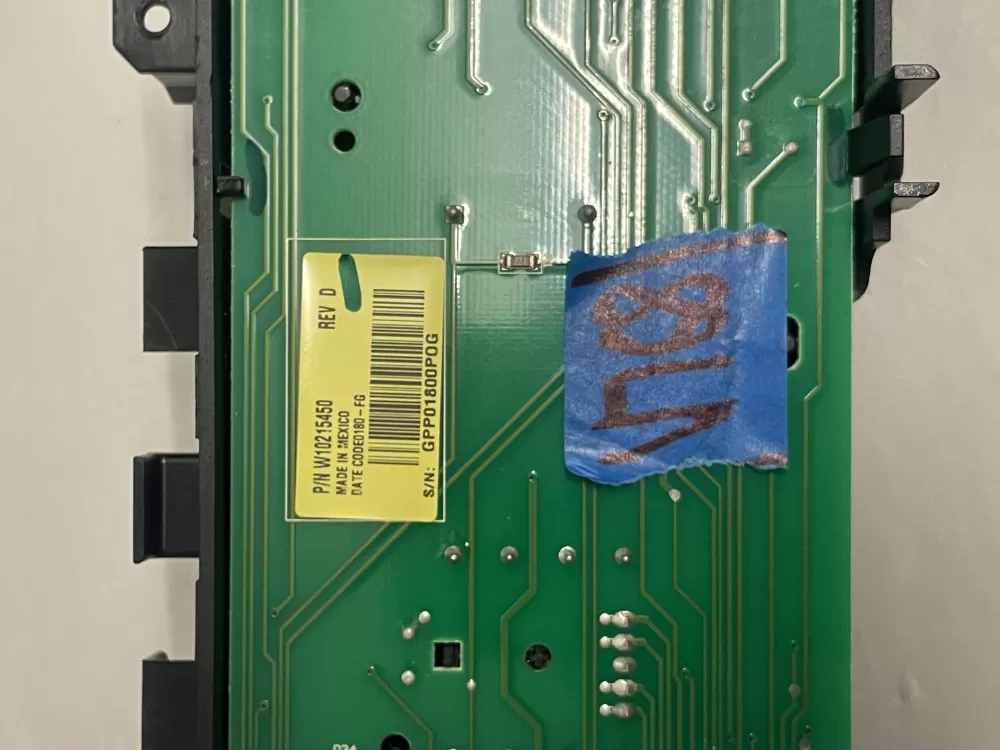 LG Whirlpool Maytag W10215800 W10215450 Washer Control Board AZ208279 | KMV768