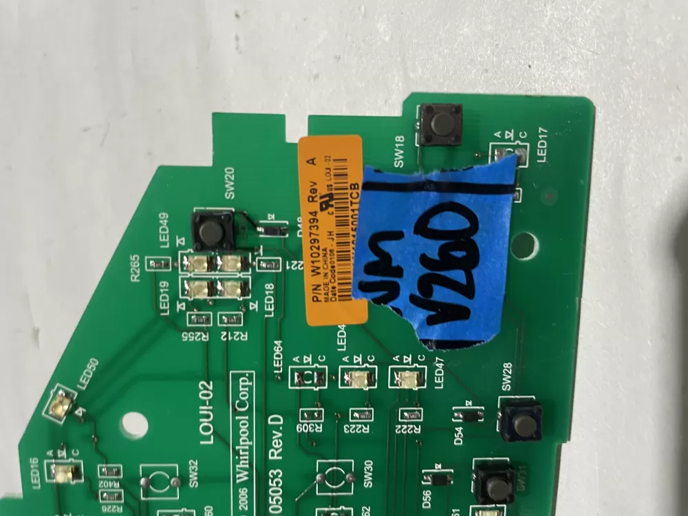 Whirlpool W10297394 Dryer Control Board AZ139212 | Wmv260