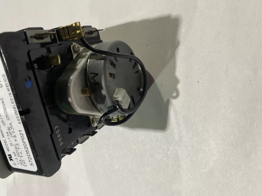 GE 572D520P021 WE4M271 Dryer Timer AZ147680 | BK2480