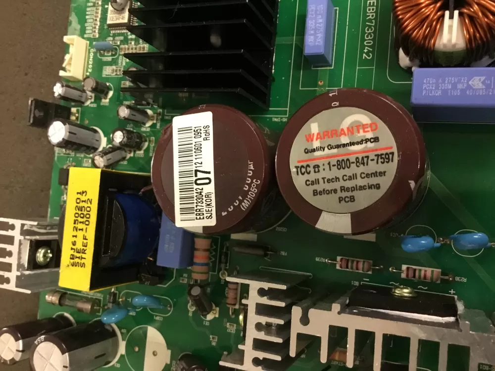 LG EBR73304207 Refrigerator Control Board AZ90227 | NR587
