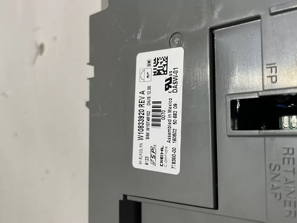 KitchenAid W10539792 W10712076 Dishwasher Control Board AZ145676 | Wm2435