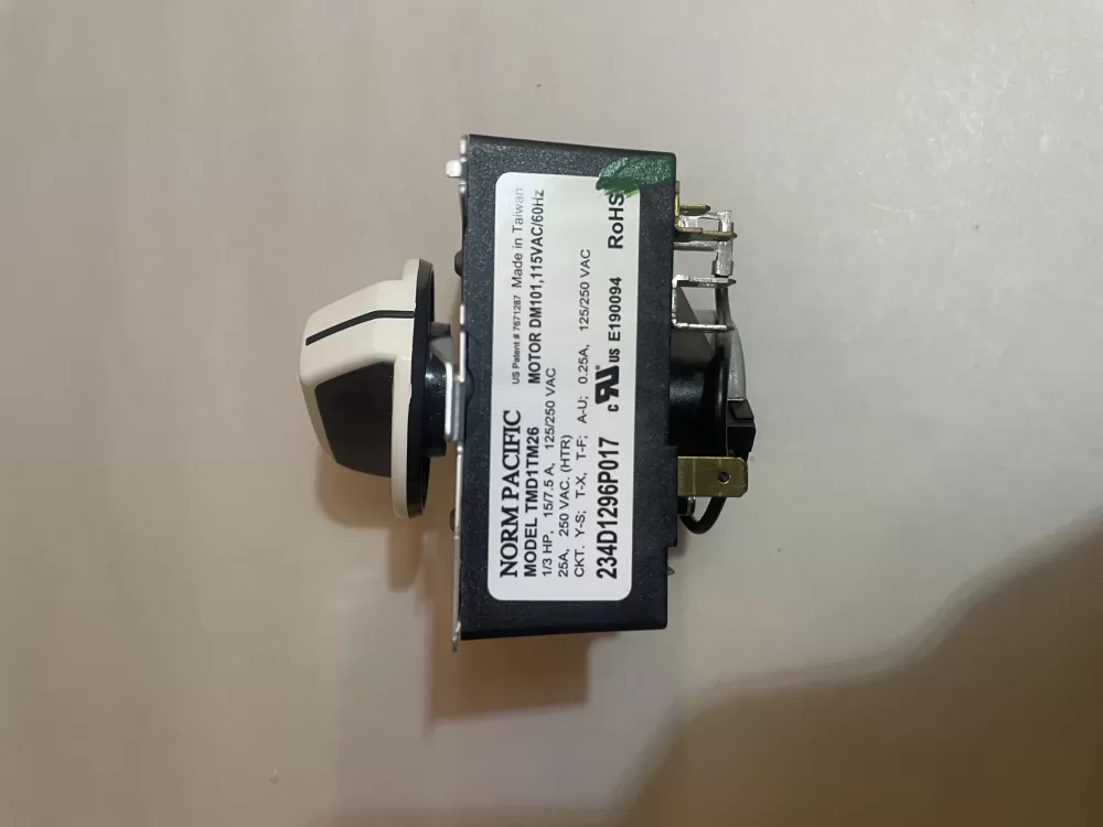 Kenmore  General Electric WE4M521 WE04X22654 PS11721520 234D1296P017 Dryer Timer