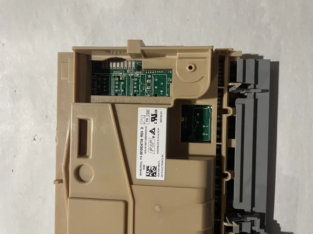 Whirlpool W10834738 W10876147 Dishwasher Control Board AZ198707 | KM2759