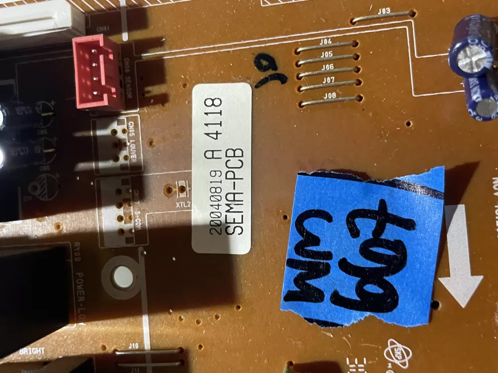 GE 20040819 Microwave Control Board AZ189421 | WM667