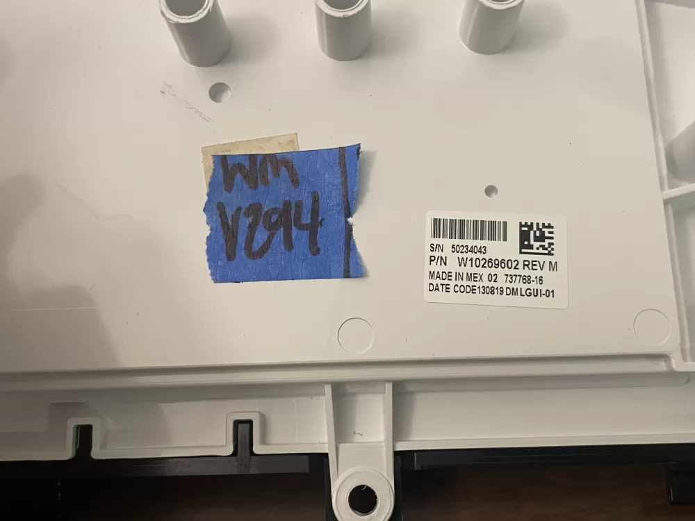 Whirlpool WPW10269602 Washer Control Board Interface AZ99640 | Wmv294
