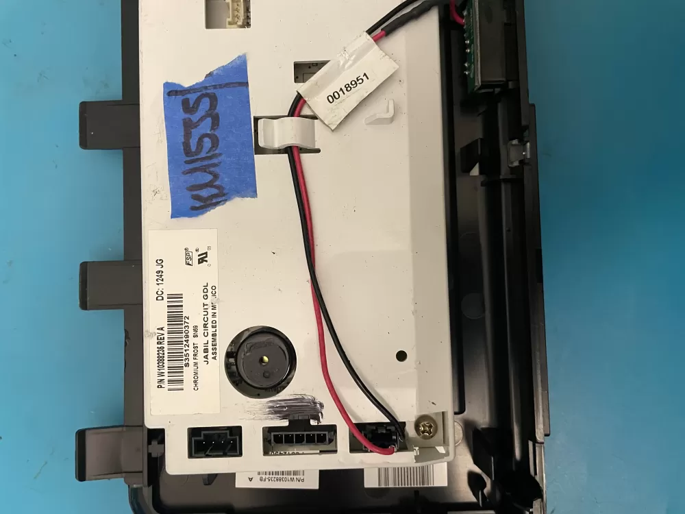 Whirlpool W10388235 Refrigerator Dispenser Control Board AZ97496 | KM1535