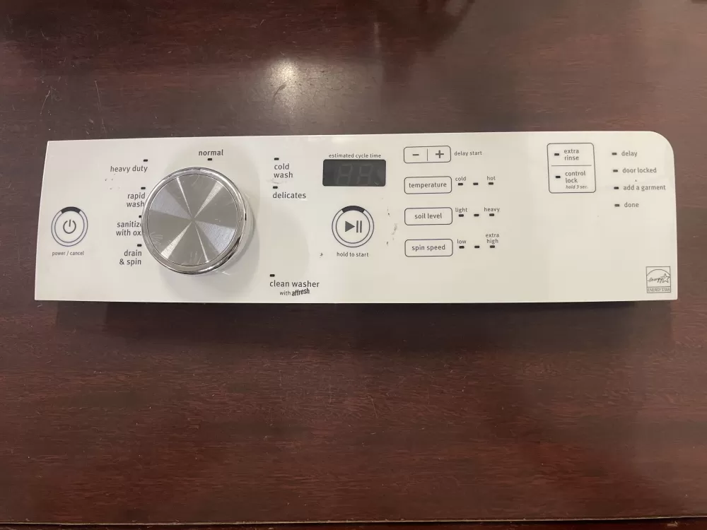 Maytag WPW10491031  AP6022250  W10491031  PS11755583 Washer UI Control Panel