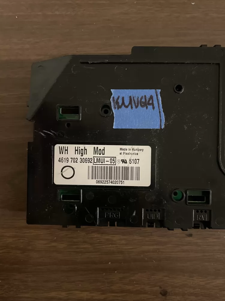 Whirlpool 4619 702 30692 461970230692 Washer Control Board UI AZ81582 | KMV614