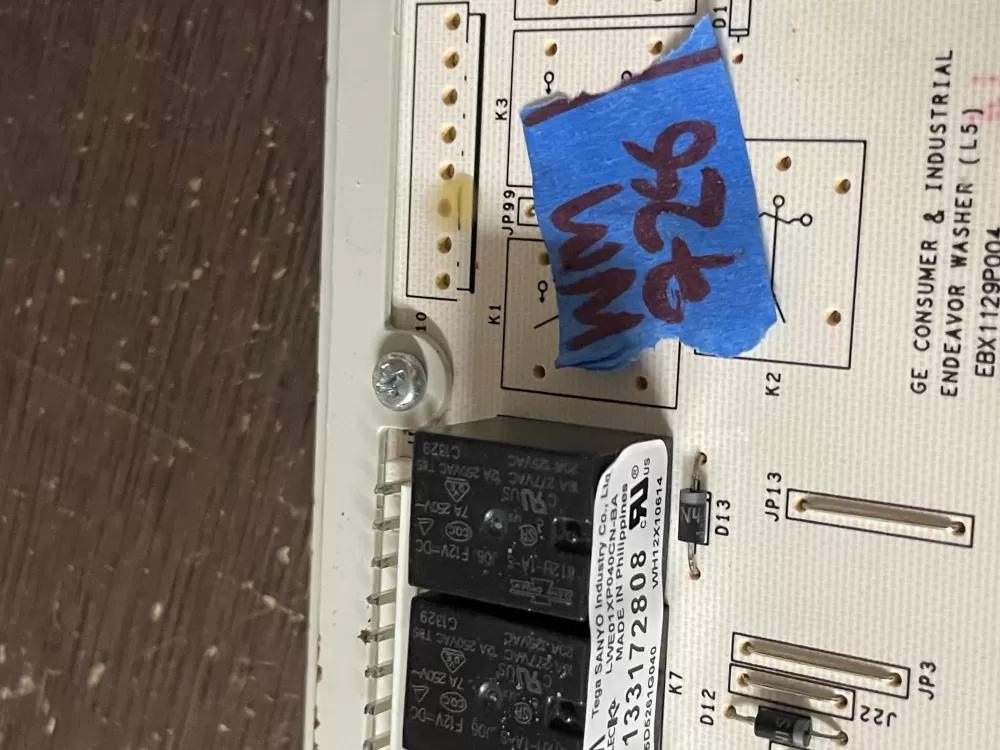 GE 175D5261G040 EBX1129P004 WH12X10614 Washer Control Board AZ48084 | Wm728