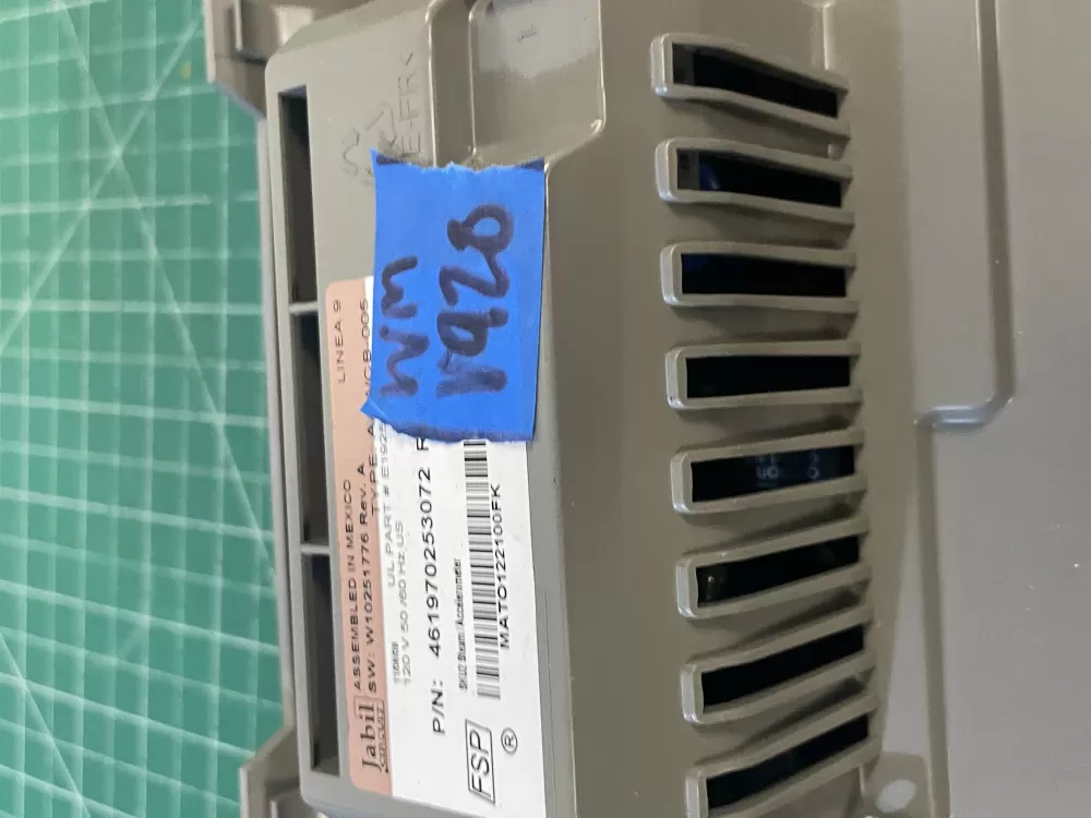 Whirlpool W10251776 461970253072 Washer Control AZ209459 | Wmv928