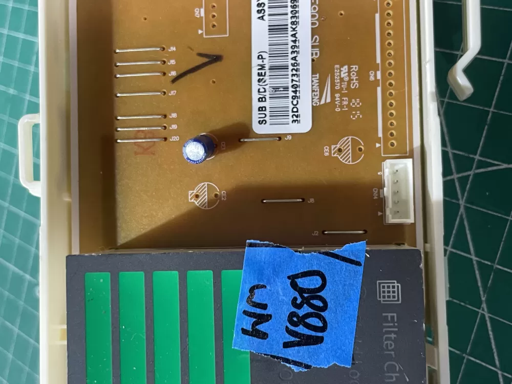 Samsung DC94 07326A Washer Control Board AZ192918 | Wmv880